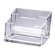 thumbnail image 4 of Organizador Transparente Para Tarjetas De Visita Para Escritorio, Oficina, Tarjeta De Nombre, 2 Rejillas, 4 of 5