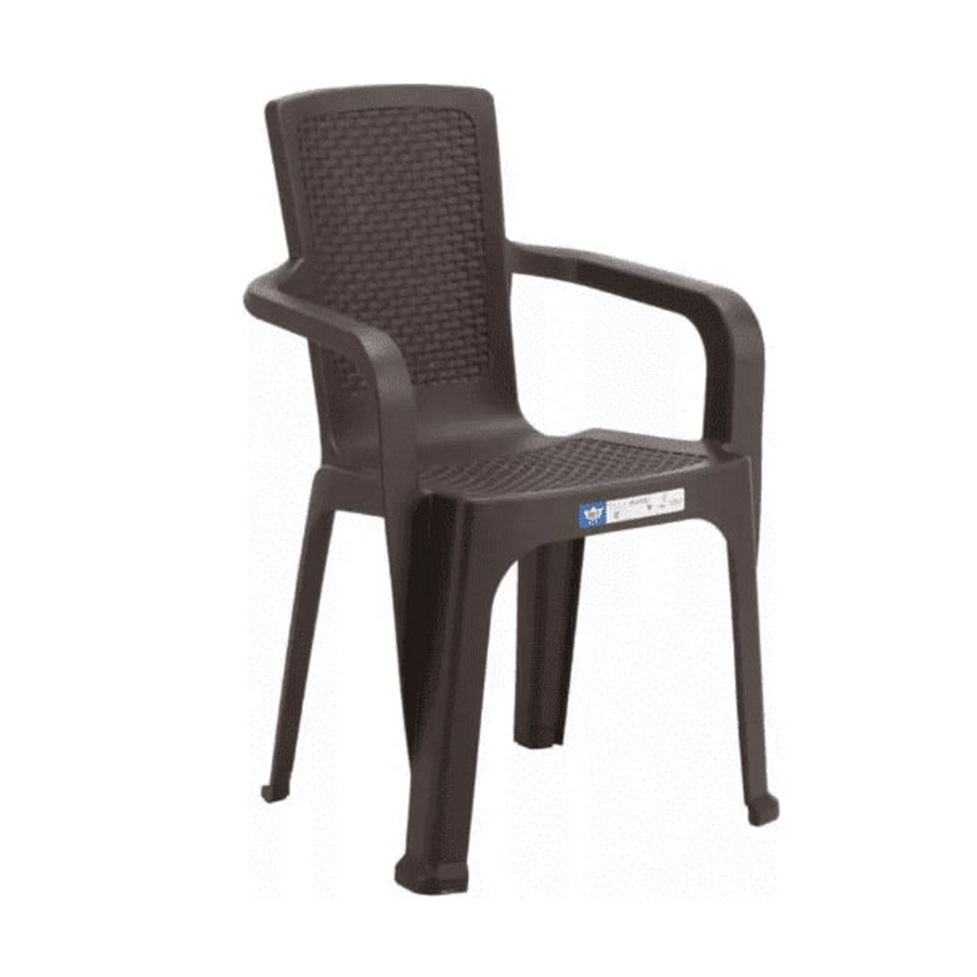 Silla Plástica Respaldo Masiso Café | Lider