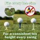 thumbnail image 3 of Soporte para camisetas de golf Training Aid Tee Claw para golf, béisbol y sóftbol, 3 of 9