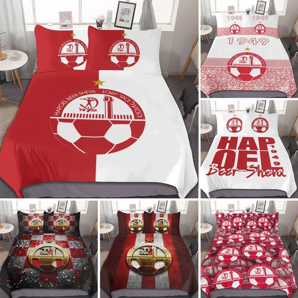 ed Hapoel Beer Sheva Bedding Set Pillowcase Duvet Cover Double Adult Kids Bedclothes Quilt Cover