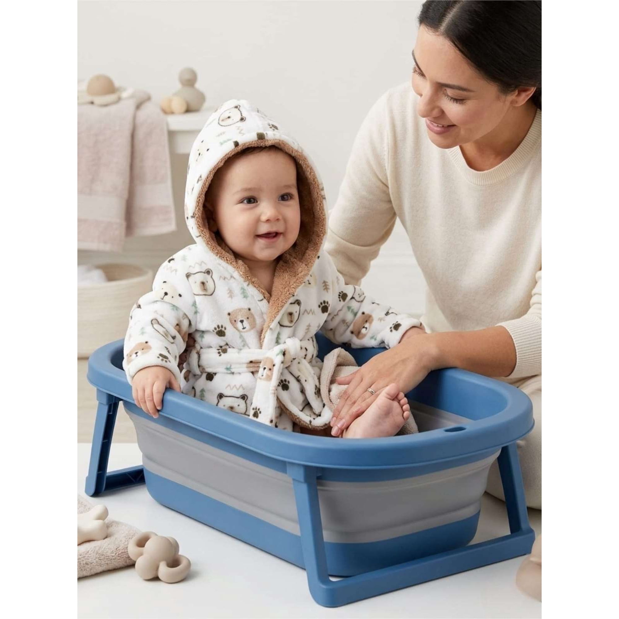 Todo Para El Hogar - Bata De Baño Bebé Con Capucha Diseños Niña Y Niño