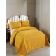 thumbnail image 4 of Cubrecama De Verano Unicolor Con Pompon King Color Amarillo, 4 of 4