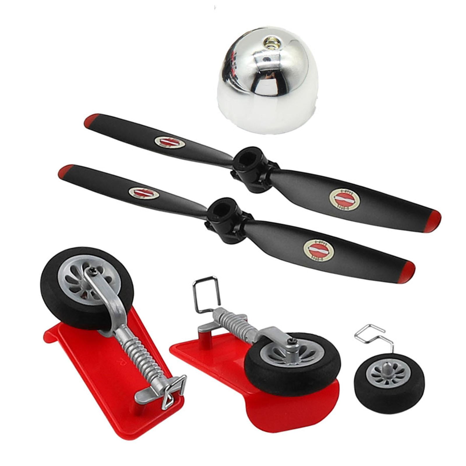 Magideal - Hélice De Avión A Control Remoto, Kit De Tren De Aterrizaje A Control Remoto, Repuesto Modificado Diy, Piezas De Repuesto De Avión A Control Remoto Pa
