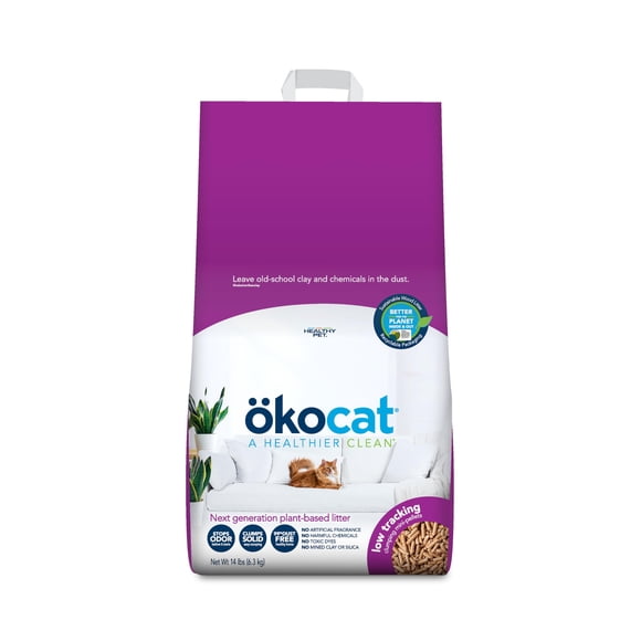 Arena para gatos Ökocat, menos suciedad, poco rastreable, madera aglomerada, 6,35 kg