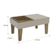 thumbnail image 5 of Mesa de Centro Rectangular Veneza Roble Blanco, 5 of 7