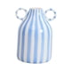 thumbnail image 4 of Florero Decorativo Para Fotos, Jarrón De Porcelana Para Jardín, Entrada, Granja, Rayas Azules Y Blancas, 4 of 5