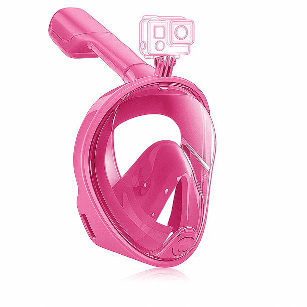 Mascara Snorkel Mascara Buceo Snorkel Fullface Go Pro