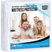 Protector De Colchón Impermeable Utopia Bedding Tamaño Queen