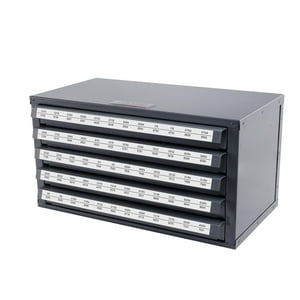 Armario Dispensador De Brocas Vevor Con Cinco Cajones Y 60 Compartimentos