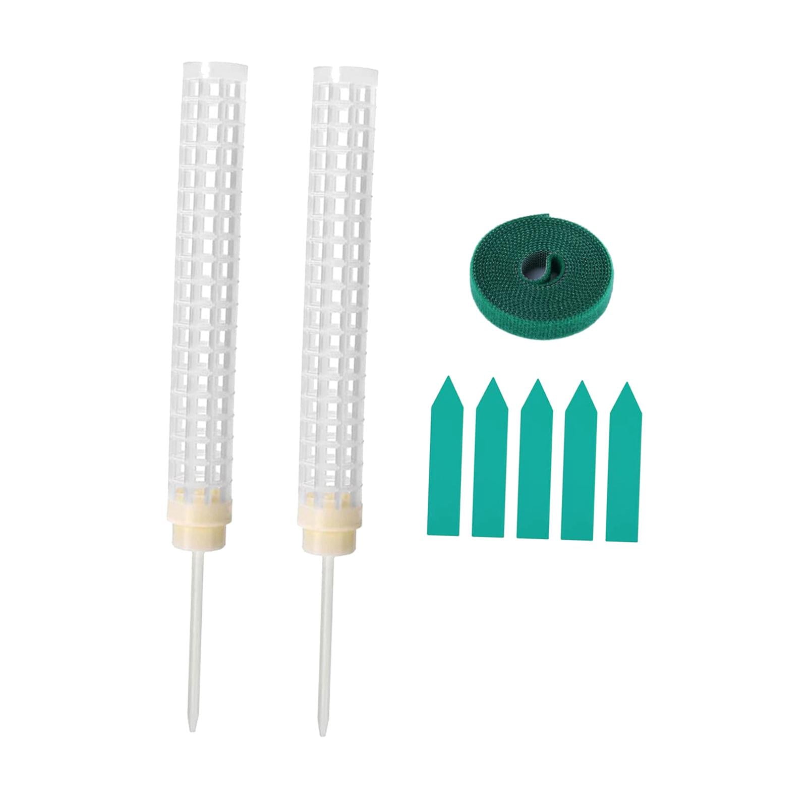 Magideal - Estacas Prácticas Para El Crecimiento De Plantas Trepadoras En Macetas De Interior - Soportes De Apoyo Para Plantas Escaladoras En Macetas De Balcón Blanco