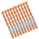 thumbnail image 4 of Juego de 10 brocas helicoidales de espiral HSS con vástago recto, trenzado recubierto, conjunto de 6 mm, 4 of 5