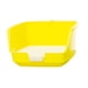 thumbnail image 2 of Caja De Arena Antisalpicaduras Para Mascotas, Inodoro Para Hurones, Chinchillas Y Cobayas, Color Amarillo, 2 of 3