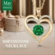 thumbnail image 3 of Collar  Love Pendant con Piedra de Nacimiento Plata, 3 of 4