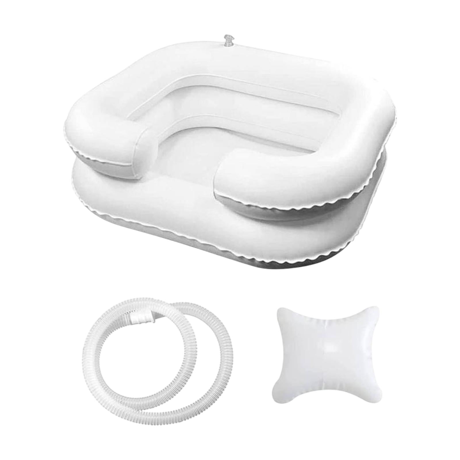Ioensy - Lavabo Inflable Para Champú En La Cama Para El Lavado Del Cabello Postrado En Cama. Bañera Auxiliar Para El Lavado Del Cabello.