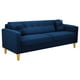 thumbnail image 2 of Sofa New Retro 3CG Felpa 01 Azul Marino, 2 of 6