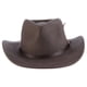 thumbnail image 3 of Sombrero Scala Classico de fieltro aplastable Outback gris, talla mediana, 3 of 5