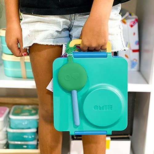 Juego De Cubiertos Para Niños Omiebox - 2 Piezas - Con Estuche - (verde Menta) Omie Cubiertos De Plástico