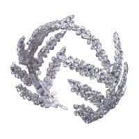 Ioensy - Diadema De Boda Con Diamantes De Imitación, Moda De Cristal Para Novias, Adornos Para El Pelo De Fiesta