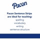 thumbnail image 2 of Sentence Strips Pacon Peacock, superbrillantes, 3 x 24 cm, paquete de 100 unidades, 2 of 4