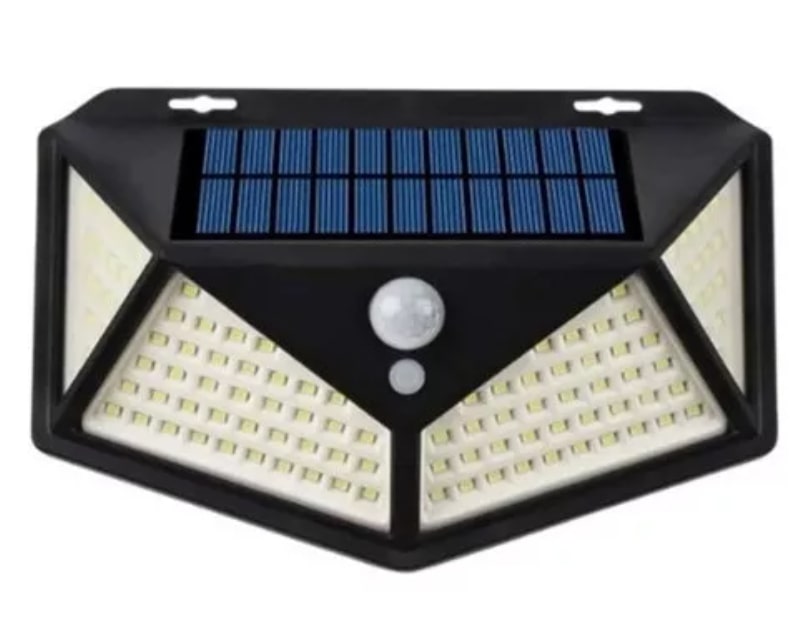 Factorynet - Foco Solar 114 Led Exterior Con Sensor De Movimiento