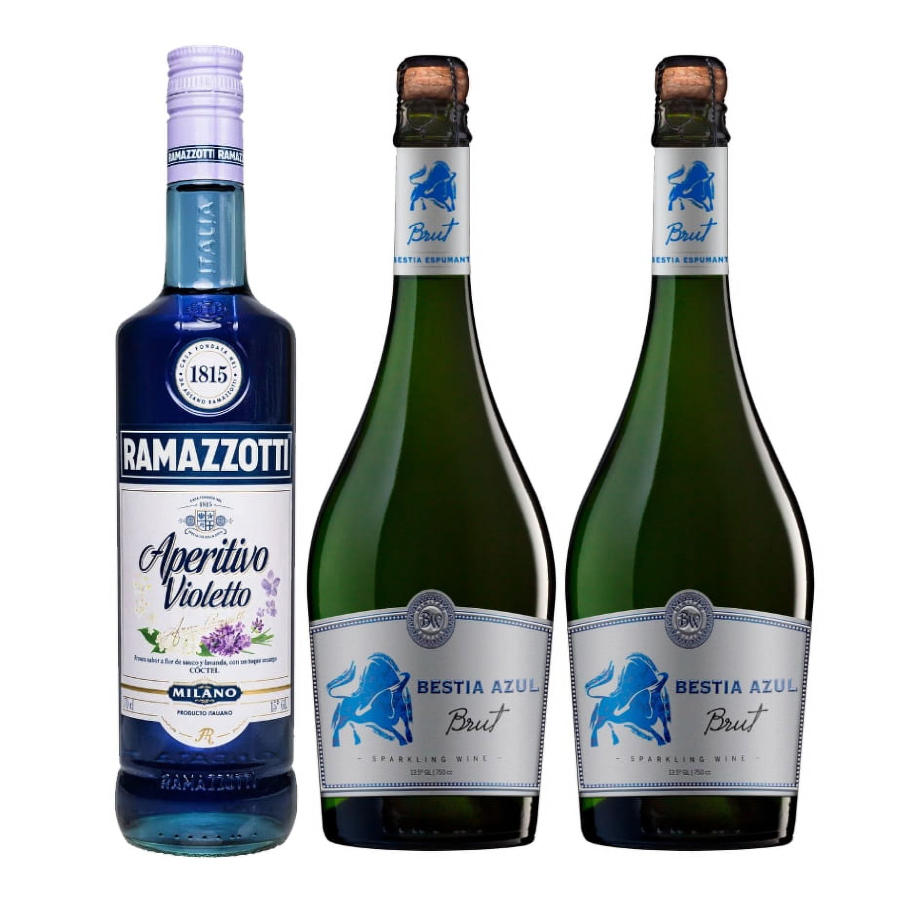 Mix Ramazzotti: Ramazzotti Violetto + 2 Espumantes 750Ml