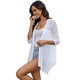 thumbnail image 3 of Kimono Liviano para Verano blanco One Size, 3 of 5