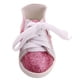 thumbnail image 3 of Bling Bling 18inch Doll Zapatos casuales para American Doll Clothes Accs Rose Red, 3 of 5