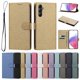 thumbnail image 1 of Funda Cartera de PU para Samsung Galaxy A15 con Tarjetas, Dorado, 1 of 6