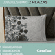 thumbnail image 2 of Juego sabanas Casatua 2 plazas gris liso, 2 of 3