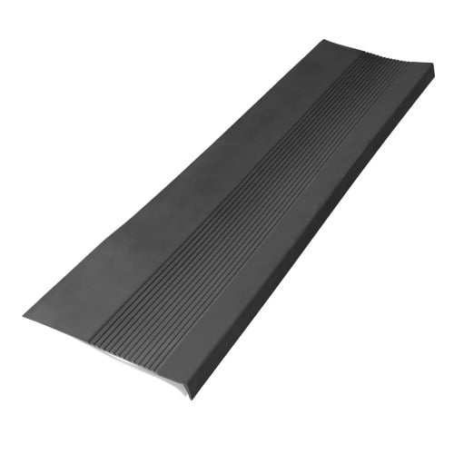 Qrubber - Grada Pvc 120 Cm X30 Cm X 3mm - Negro