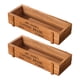 thumbnail image 2 of Macetero de madera multifuncional rectangular, contenedor de plantas para decoración del hogar, caja de madera para decoración de interiores de estilo Marrón, 2 of 5