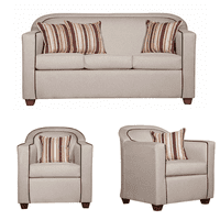 Ruzam Mobel - Juego De Living 3-1-1 Zafiro Beige