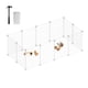 thumbnail image 1 of Pet Playpen SONGMICS ULPI001W01 para animales pequeños, color blanco, 1 of 8