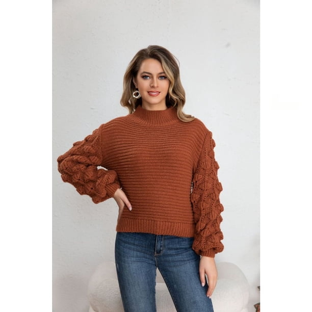 Sweater Lana Mujer Otoño Invierno Grueso Colores Diseños 016