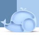 thumbnail image 1 of Baby Silicone Plate, Suction Cup Compartment Plate, Food Grade Baby Food Bowl, 1 of 5