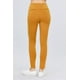 thumbnail image 3 of Saronite Pantalones Básicos de Punto Largo, Color Mostaza Intenso (para Mujer), 3 of 4