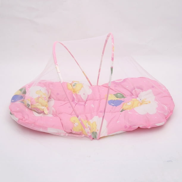 Large Portable Folding Baby Mosquito Net Without Installation, Pillow With Sleeping Pad, Mosquito Net, Super Soft Baby Mosquito Net