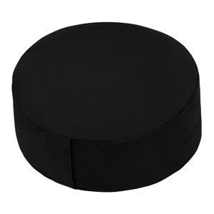 Bothyi - Cojín De Meditación Con Asa, Redondo, Para Interior Del Hogar, Para Hombre Y Mujer, Color Negro