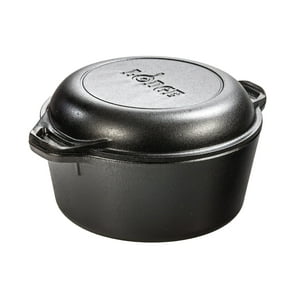 Hierro Fundido Presazonado Dutch Oven Lodge De 5 Litros Con Tapa De 10.25 Pulgadas