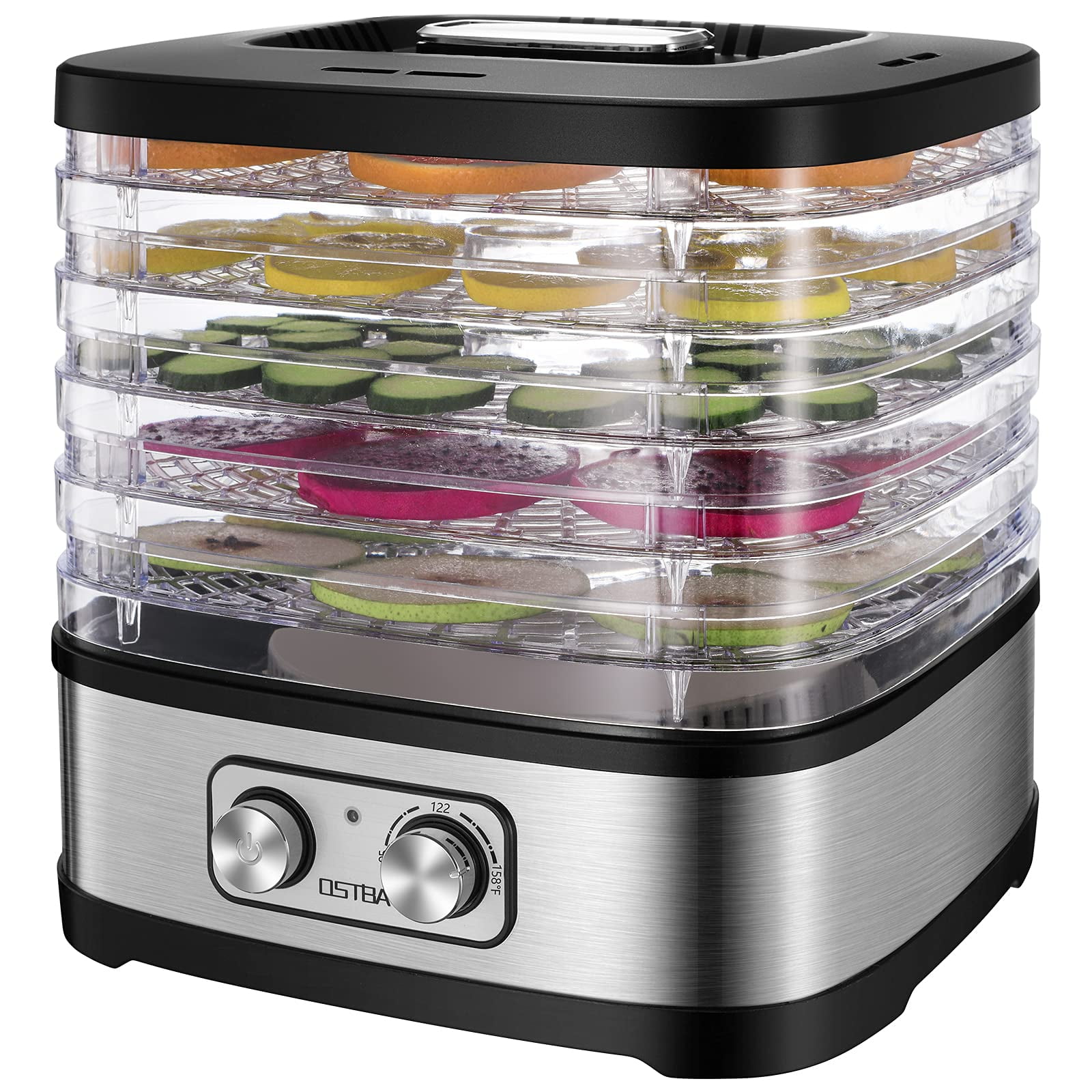 Deshidratador De Alimentos Ostba Deshidratador Para Comida Y Carne Seca 240w