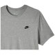 thumbnail image 2 of Camiseta NSW Club de Nike para hombre, color gris oscuro jaspeado y negro, talla L, 2 of 3