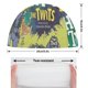 thumbnail image 2 of Los Twits Gorro de Natación de Licra, Gorro de Baño de Tela Cómoda, Gorro Elástico Antideslizante para Hombres, Mujeres y Niños, 2 of 6