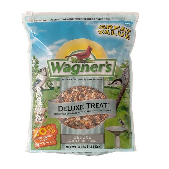 Comida para pájaros Wagner's Deluxe Treat Blend, 1,8 kg (paquete de 1)
