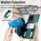 thumbnail image 3 of Funda Tipo Cartera con Correa Cruzada para Samsung Galaxy S20 Ultra Protección Contra Golpes Verde, 3 of 5