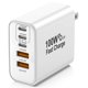 thumbnail image 1 of Cargador USB hibiker 100W de 5 puertos PD3.0 con tecnología GaN, 1 of 7