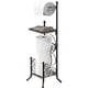 thumbnail image 1 of Portarrollos de baño con estante de Simple Houseware, bronce, 74 cm de alto, 1 of 7