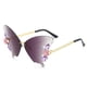 thumbnail image 1 of Women's Butterfly Shape Rhinestone Rimless Sunglasses UV Blocking Sunglasses For Driving Fishing Hunting Hiking Outdoor Sports, 1 of 5