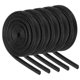 thumbnail image 1 of Uxcell 5 piezas de funda de aislamiento de alambre, funda ignífuga de 5.28 pies-2mm ID negra, funda de fibra de vidrio recubierta de silicona de alta temperatura, 1 of 5