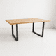 thumbnail image 1 of Mesa de Comedor Estilo Industrial 140x90 - Madera Clara, 1 of 7