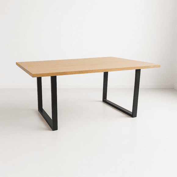 Mesa de Comedor Estilo Industrial 140x90 - Madera Clara